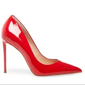 Steve Madden Vala Red Patent Heel